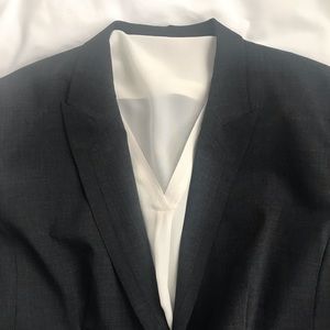 Boss Charcoal grey pant suit